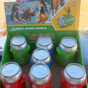 Can Toy Set - Red, Blue, Green